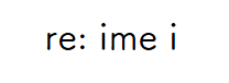 re: ime i